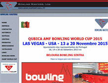 Tablet Screenshot of bowlingportugal.pt